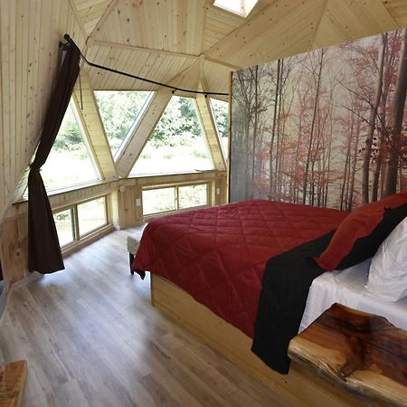 Topton Natahala Glamping Red Dome #23ヴィラ エクステリア 写真