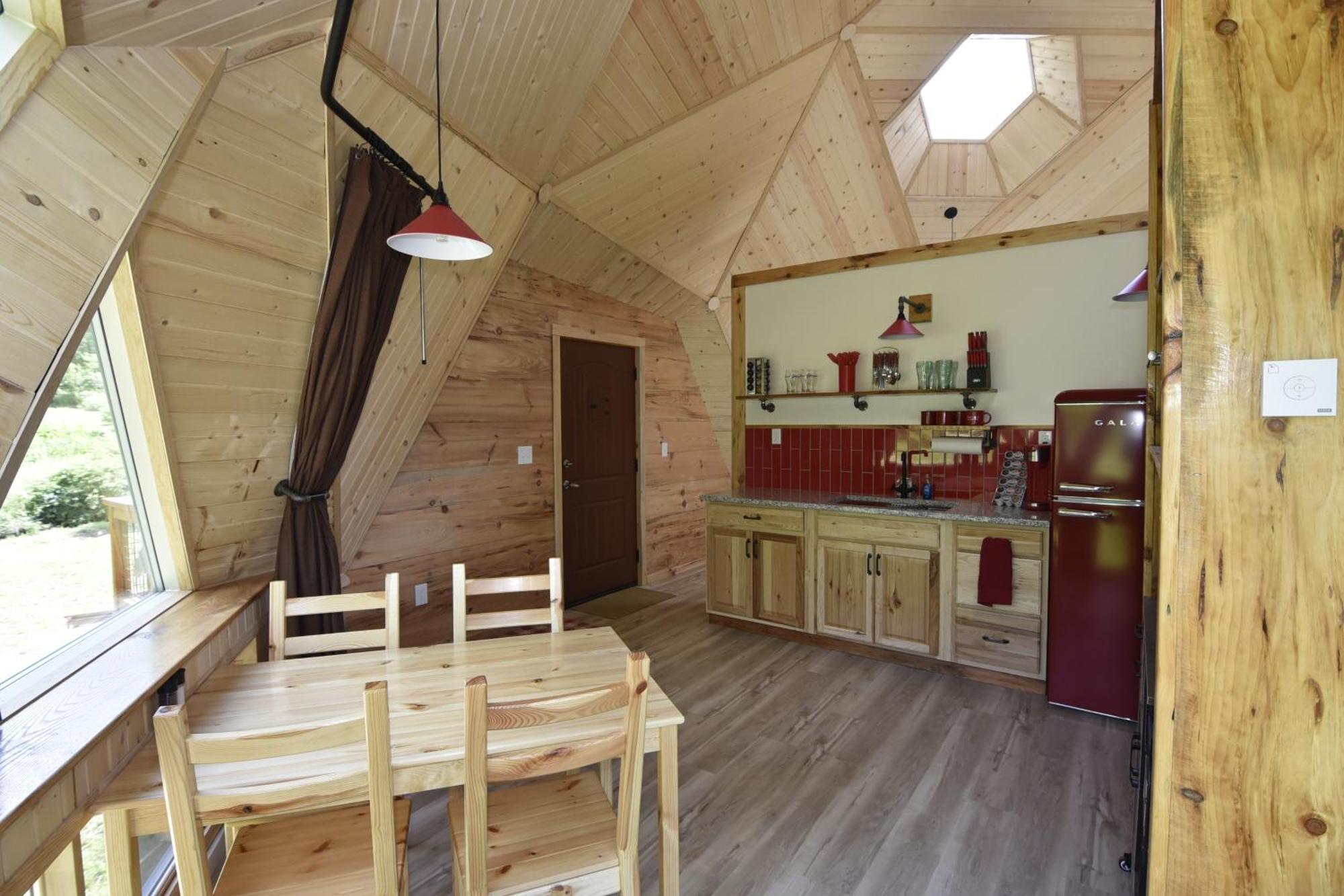 Topton Natahala Glamping Red Dome #23ヴィラ エクステリア 写真