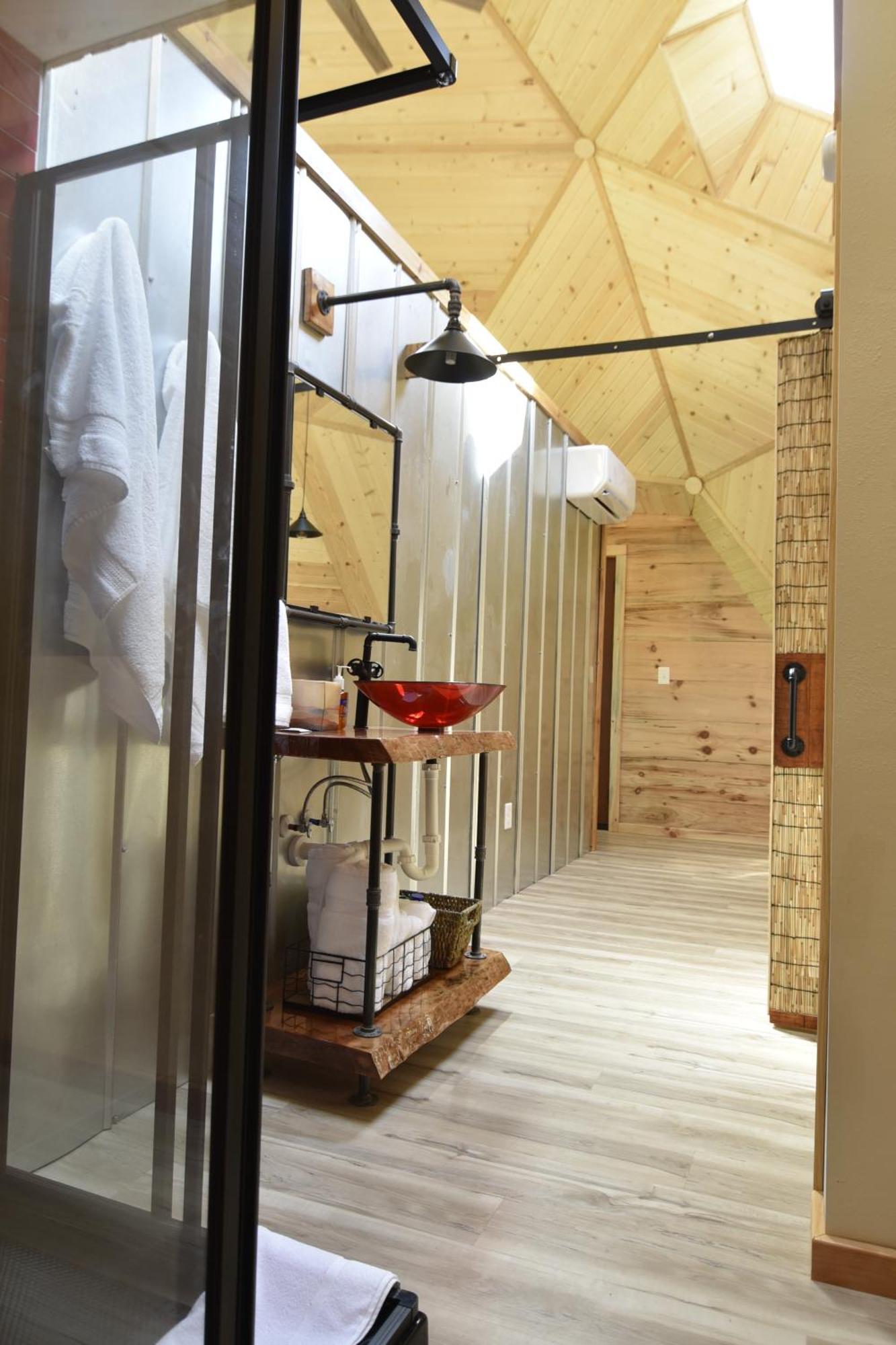 Topton Natahala Glamping Red Dome #23ヴィラ エクステリア 写真