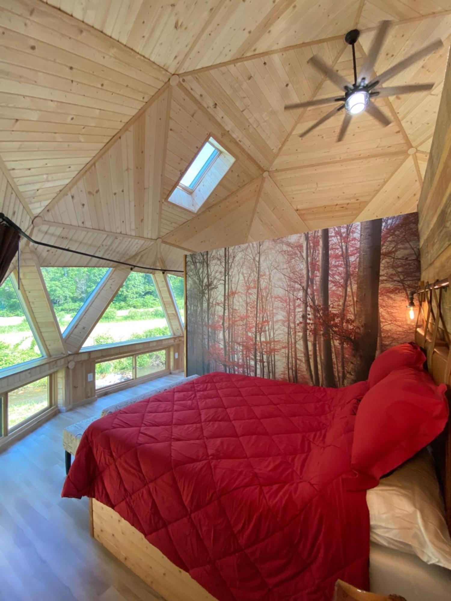 Topton Natahala Glamping Red Dome #23ヴィラ エクステリア 写真