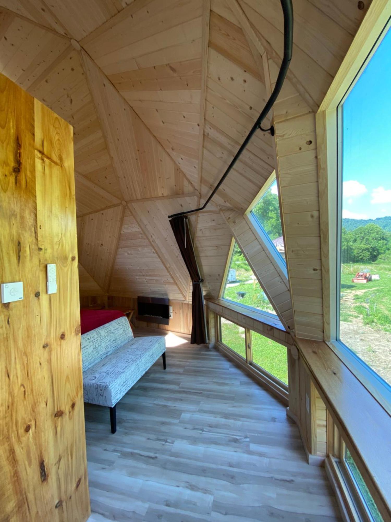 Topton Natahala Glamping Red Dome #23ヴィラ エクステリア 写真
