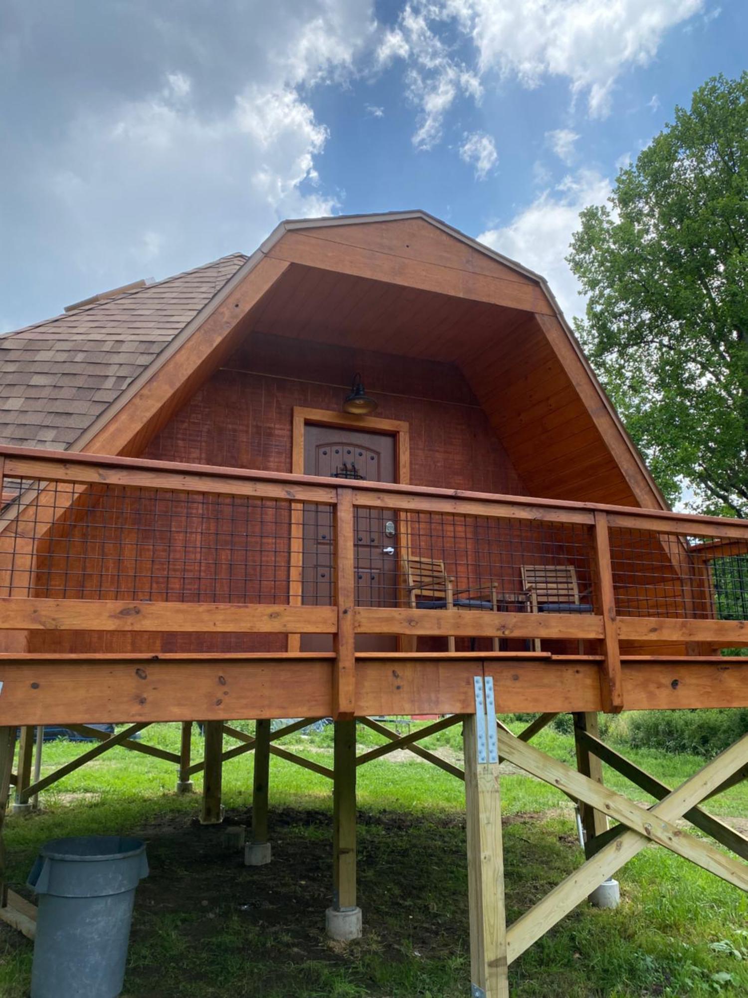Topton Natahala Glamping Red Dome #23ヴィラ エクステリア 写真