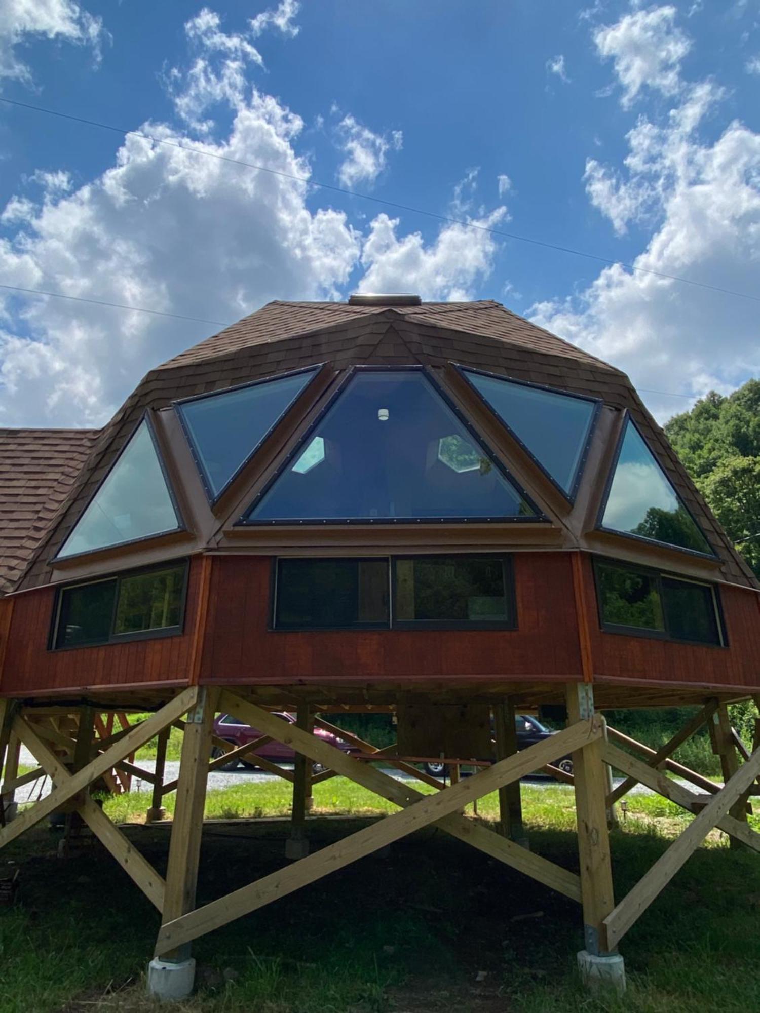 Topton Natahala Glamping Red Dome #23ヴィラ エクステリア 写真
