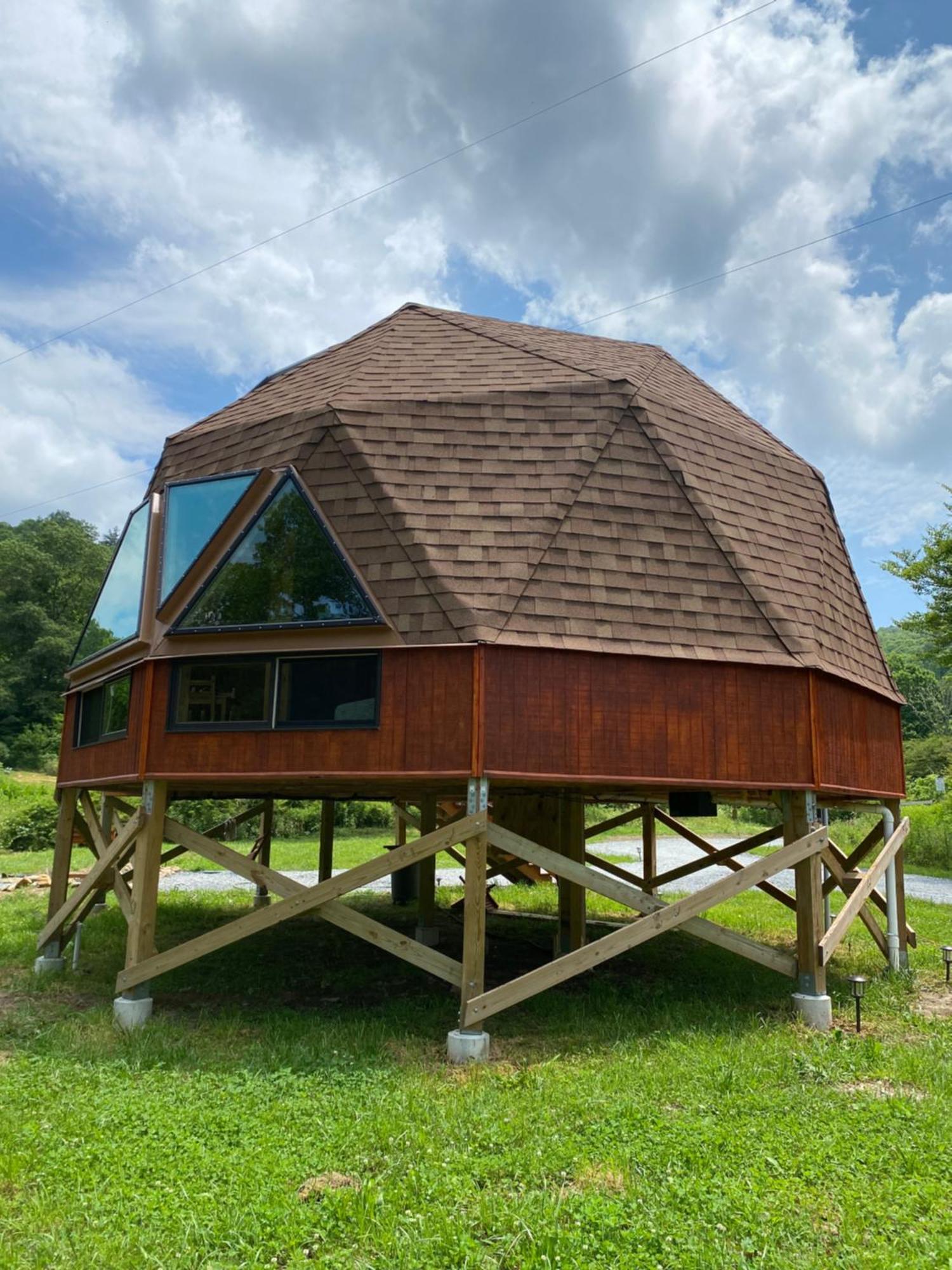 Topton Natahala Glamping Red Dome #23ヴィラ エクステリア 写真