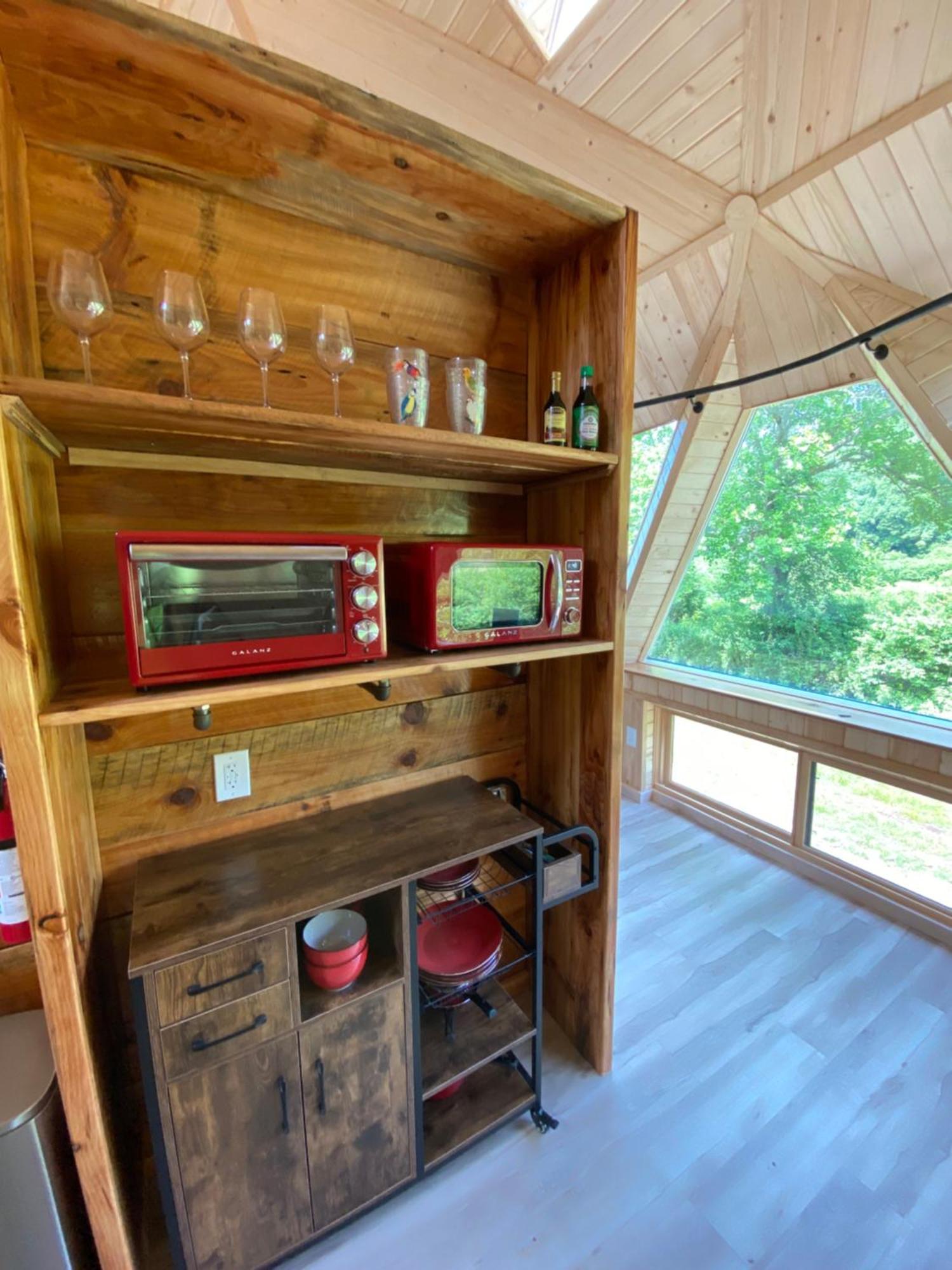 Topton Natahala Glamping Red Dome #23ヴィラ エクステリア 写真